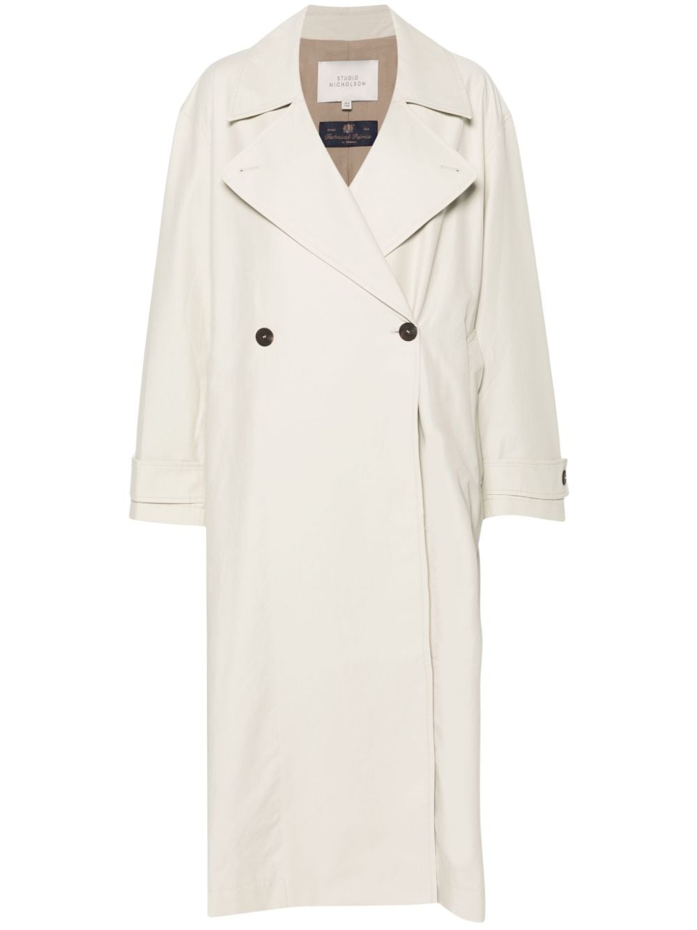 MAWERSNW1462DOVE 더블 브레스티드 벨티드 코트